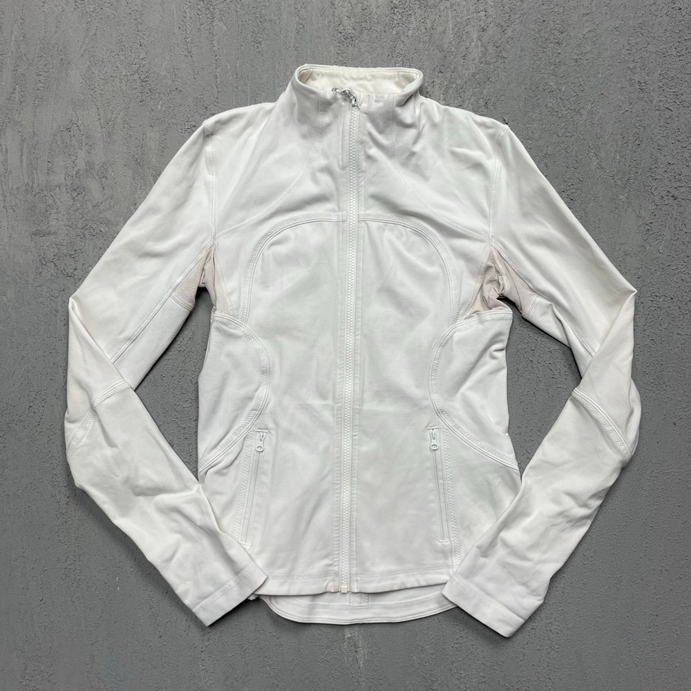 Lululemon Full Zip Define Jacket Womens‎ Size 8 White